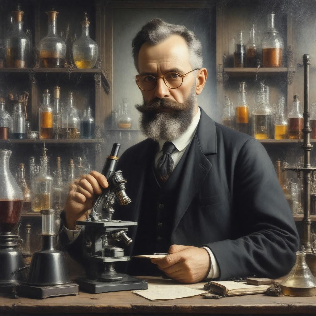 AI-created image of Robert Koch