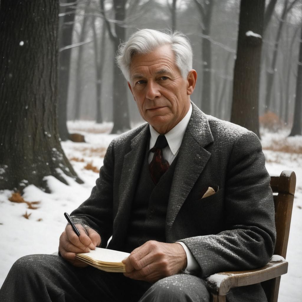 AI-created image of Robert Lee Frost