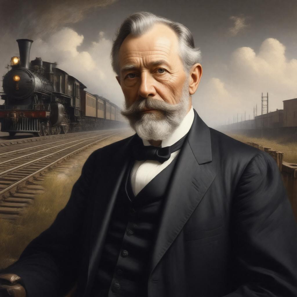 Click to view larger image AI-created image of Robert M. Widney