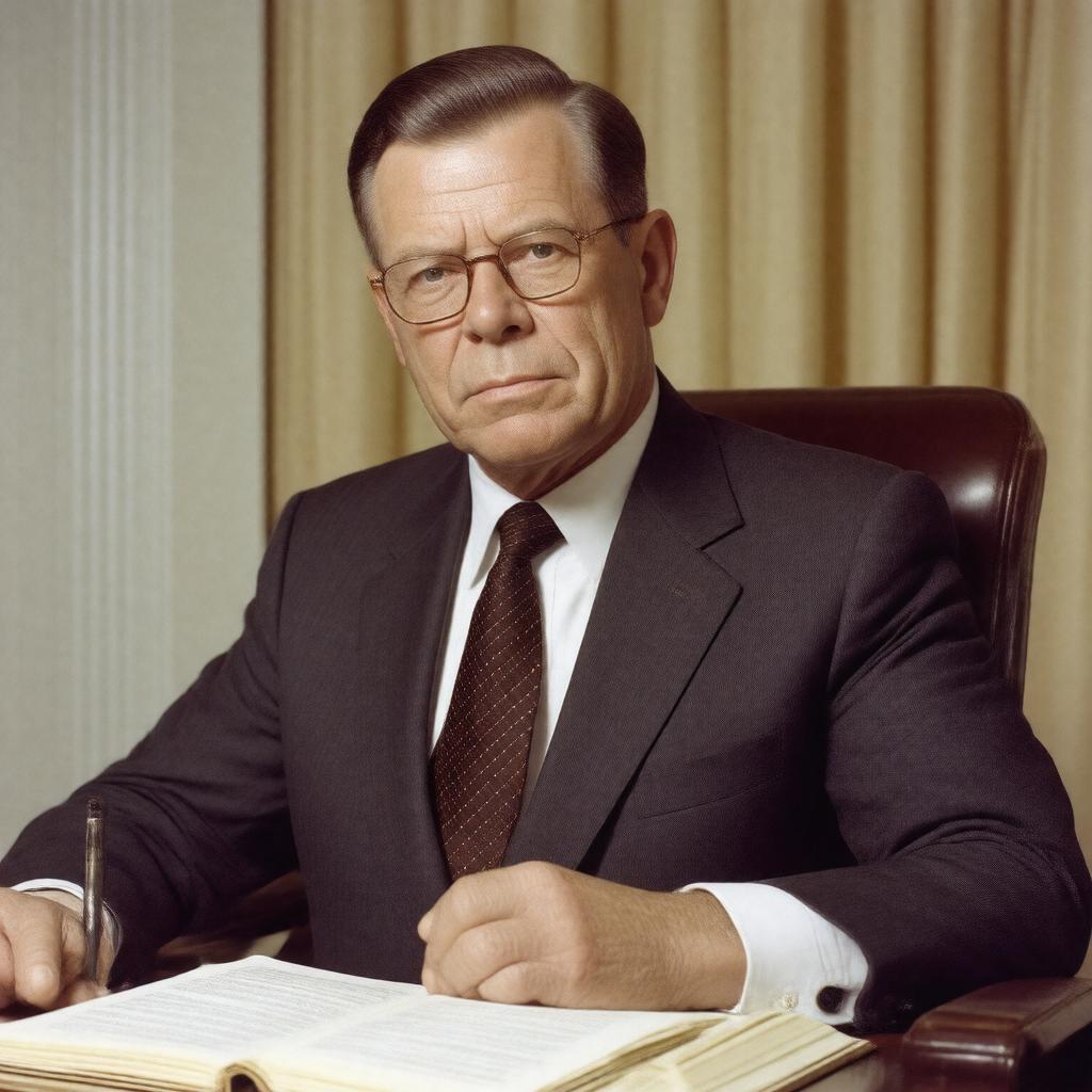 AI-created image of Robert McNamara