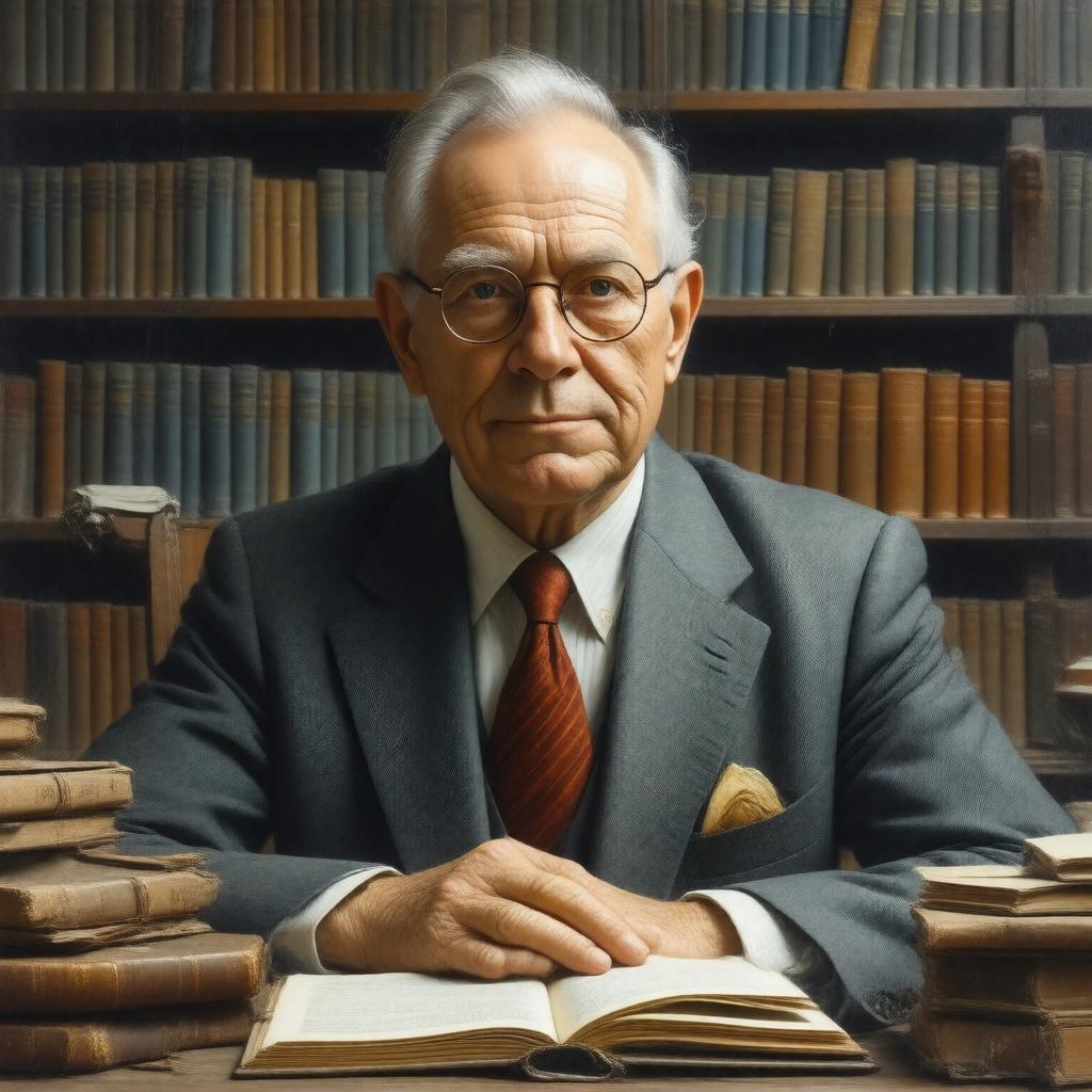 AI-created image of Robert Merton