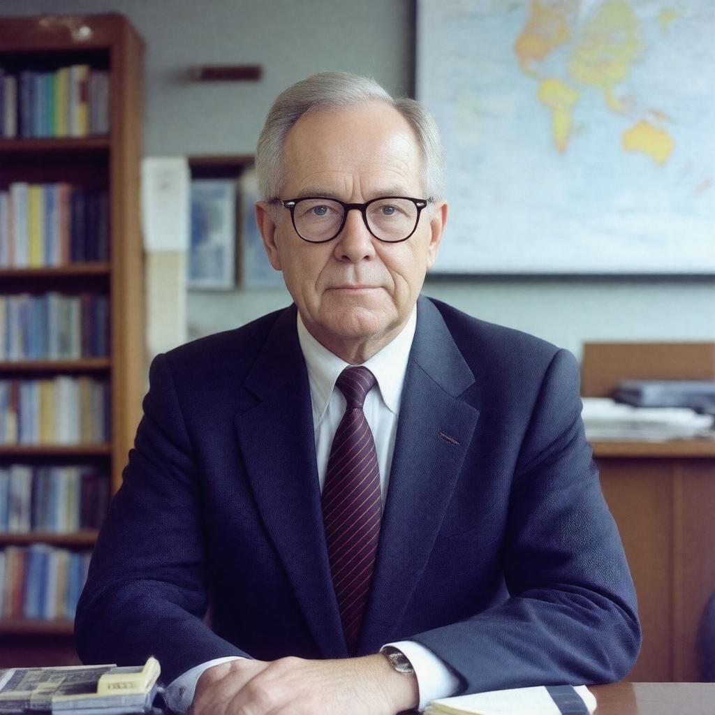 AI-created image of Robert Mundell