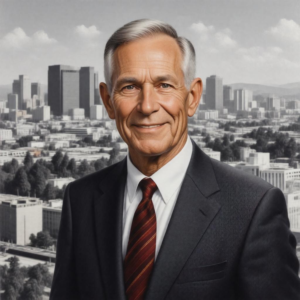 AI-created image of Robert Noyce