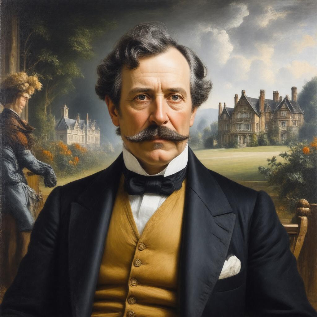 AI-created image of Robert Peel, 3rd Baronet