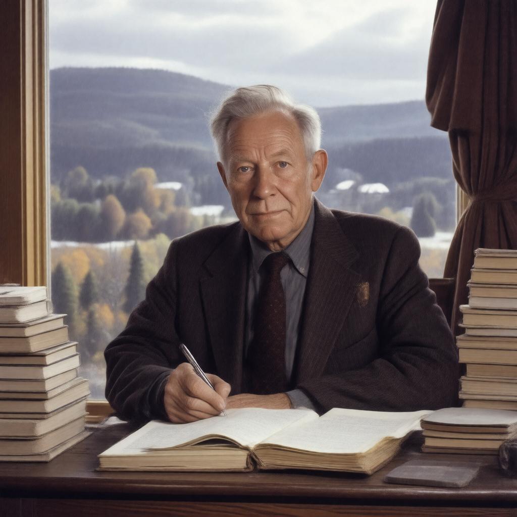 AI-created image of Robert Penn Warren