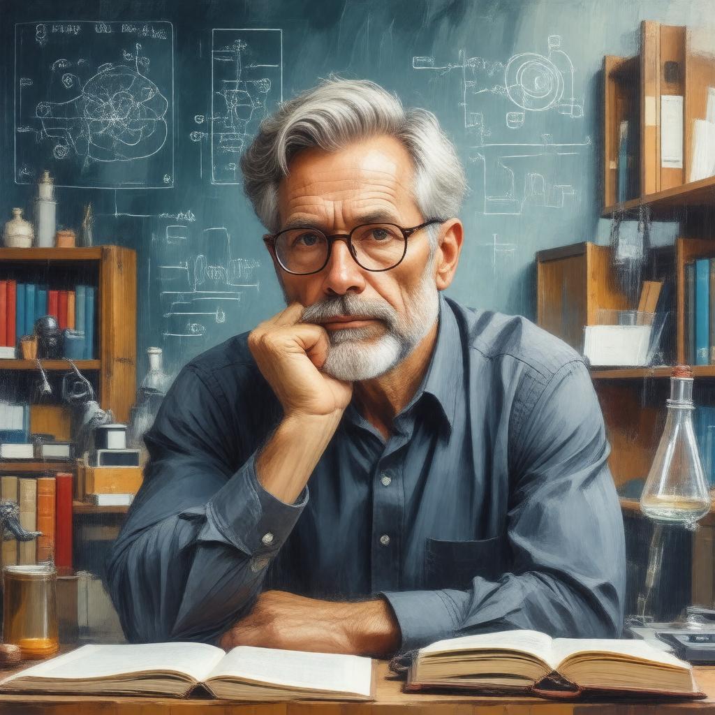 Click to view larger image AI-created image of Robert Root-Bernstein