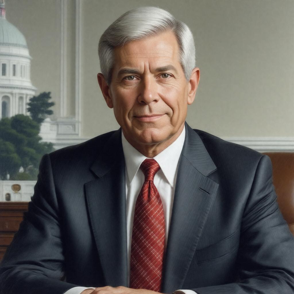 AI-created image of Robert Rubin