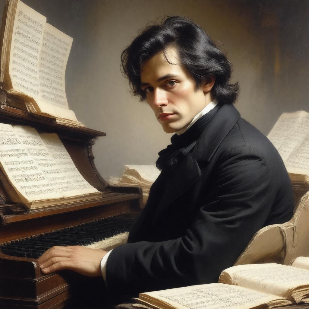 AI-created image of Robert Schumann