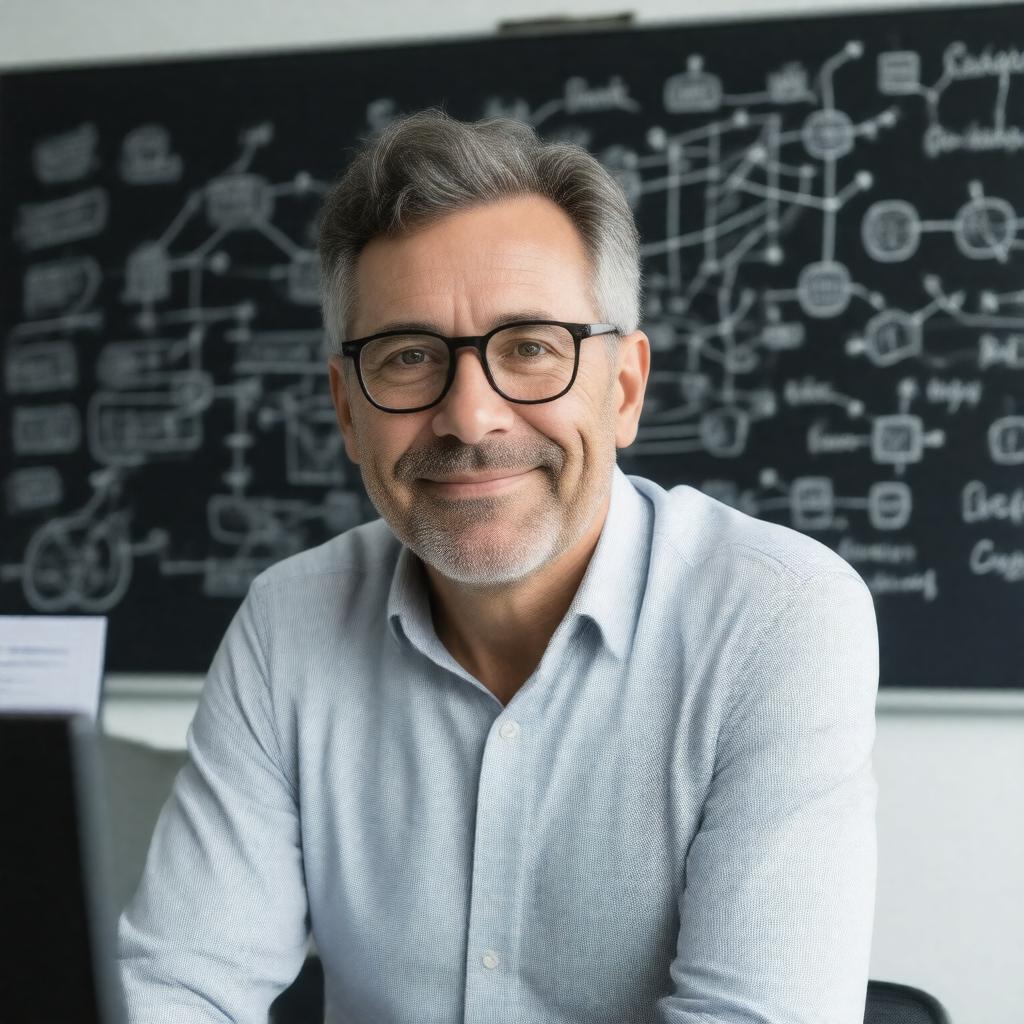 AI-created image of Robert Sedgewick