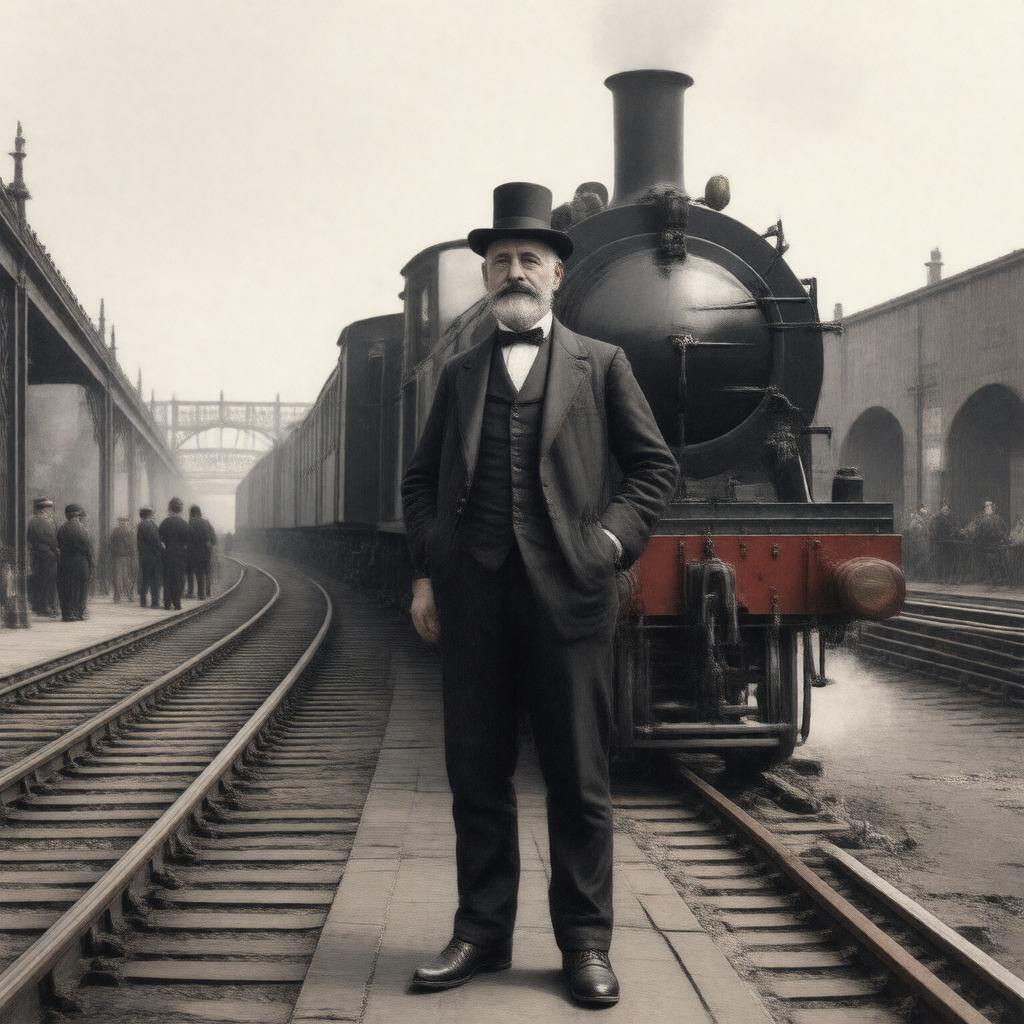 AI-created image of Robert Stephenson