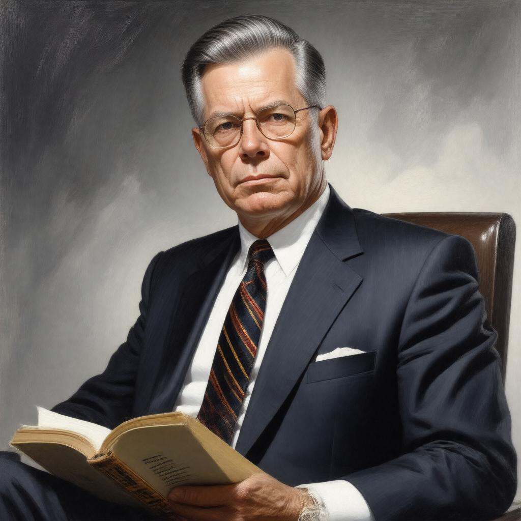 AI-created image of Robert Strange McNamara