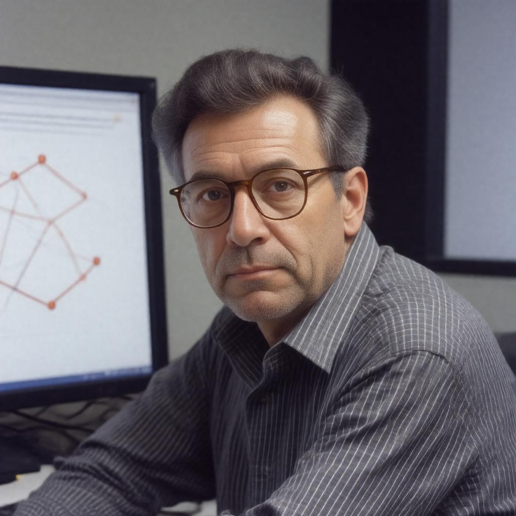 AI-created image of Robert Tarjan