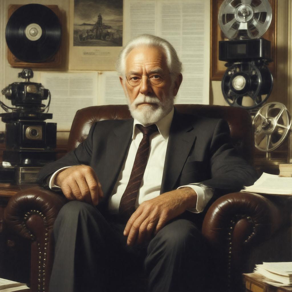 AI-created image of Robert Towne