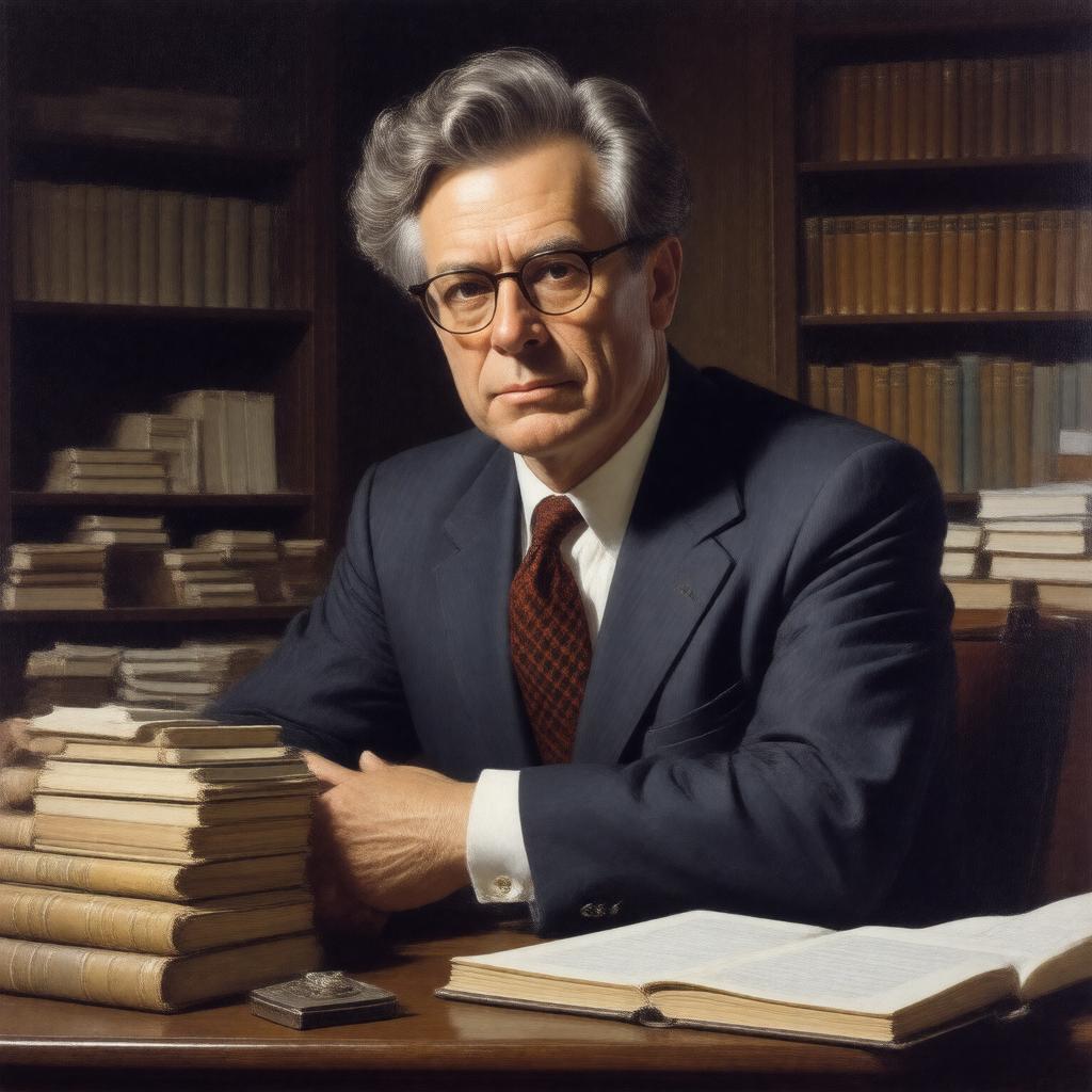 AI-created image of Robert Traill Spence Lowell IV