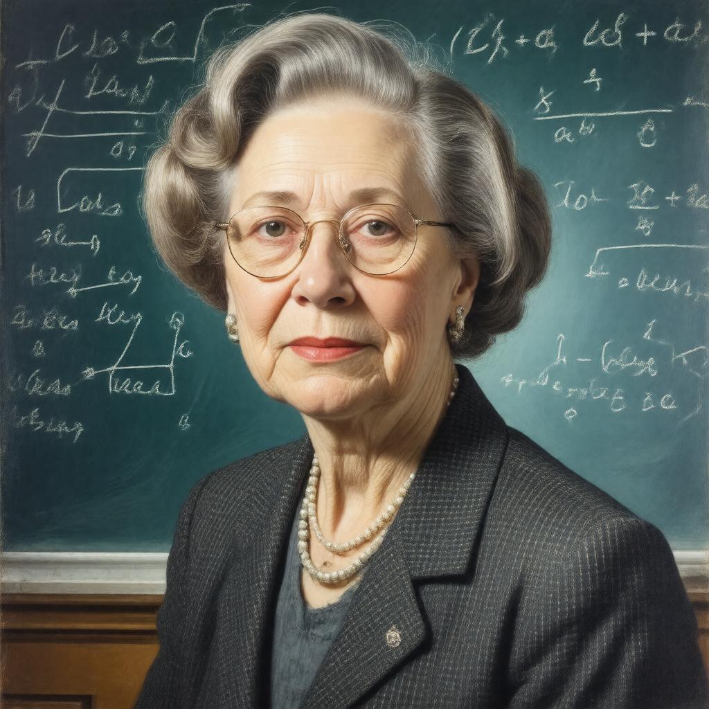 Click to view larger image AI-created image of Roberta Lowitz Grant