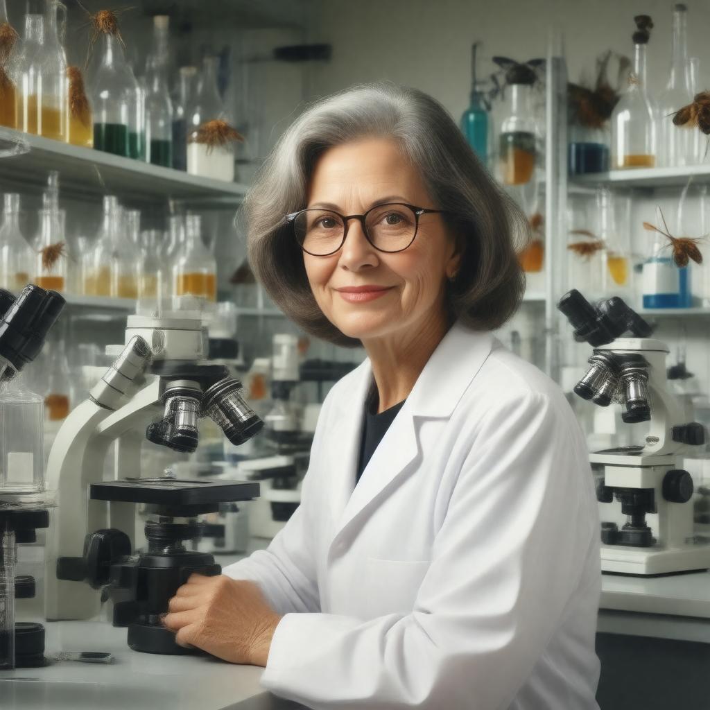 AI-created image of Roberta Poinar