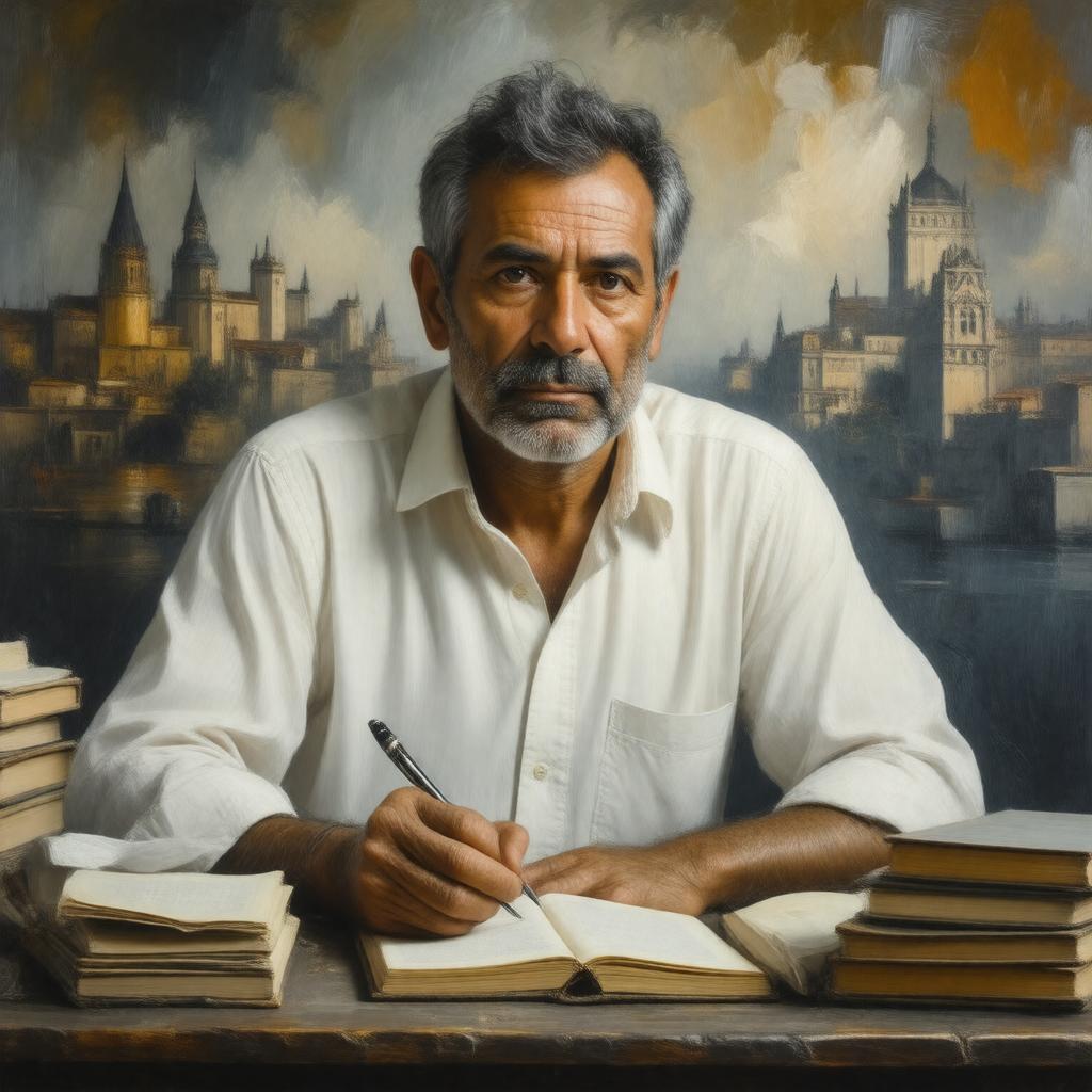 AI-created image of Roberto Bolaño