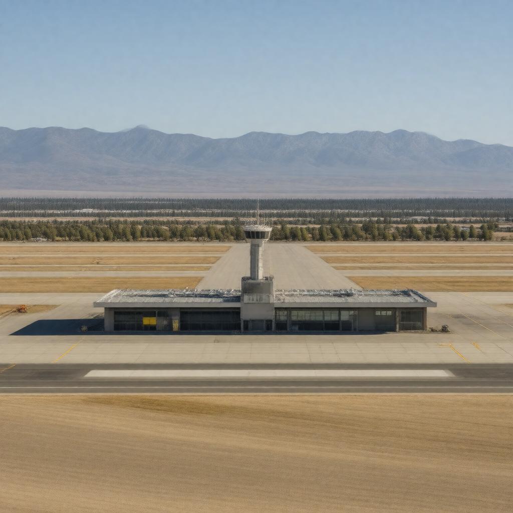 AI-created image of Roberts Field (Redmond Municipal Airport)