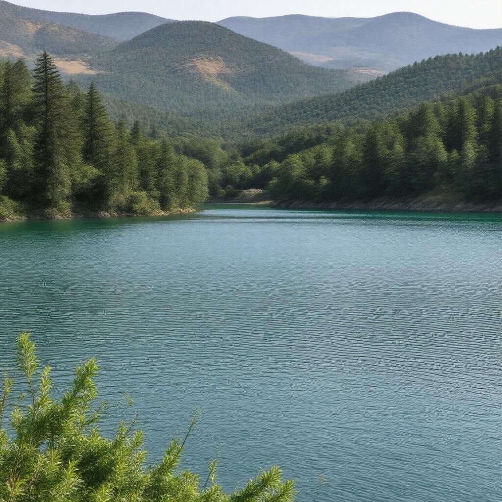 AI-created image of Roberts Lake