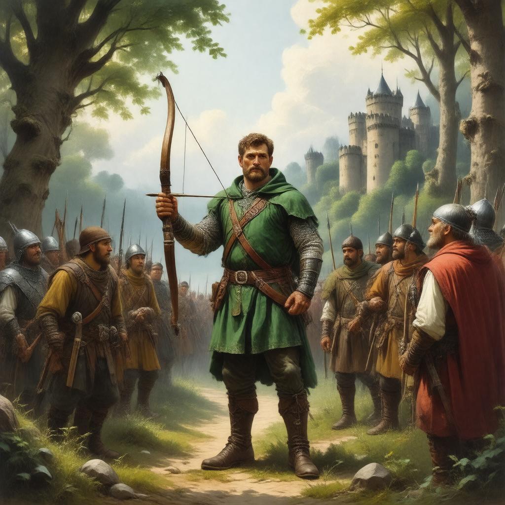 AI-created image of Robin Hood