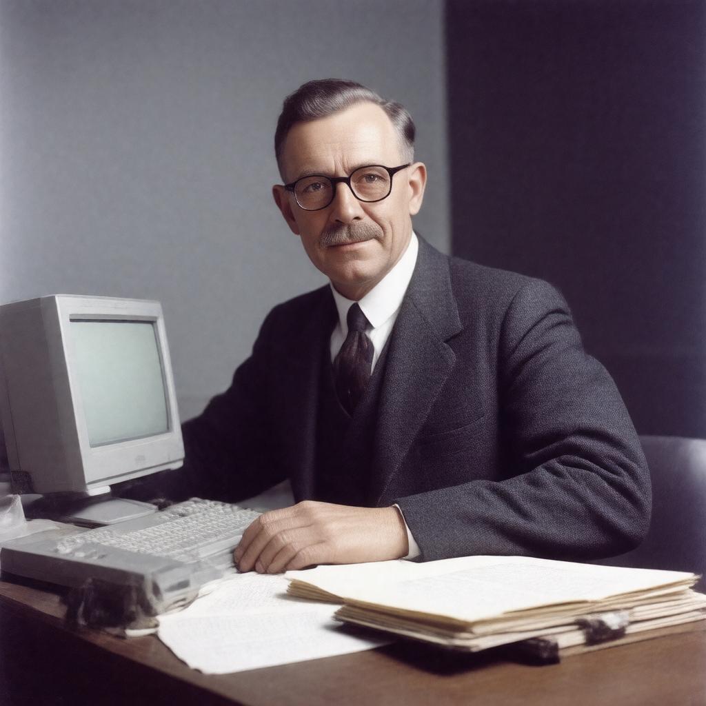 AI-created image of Robin Milner