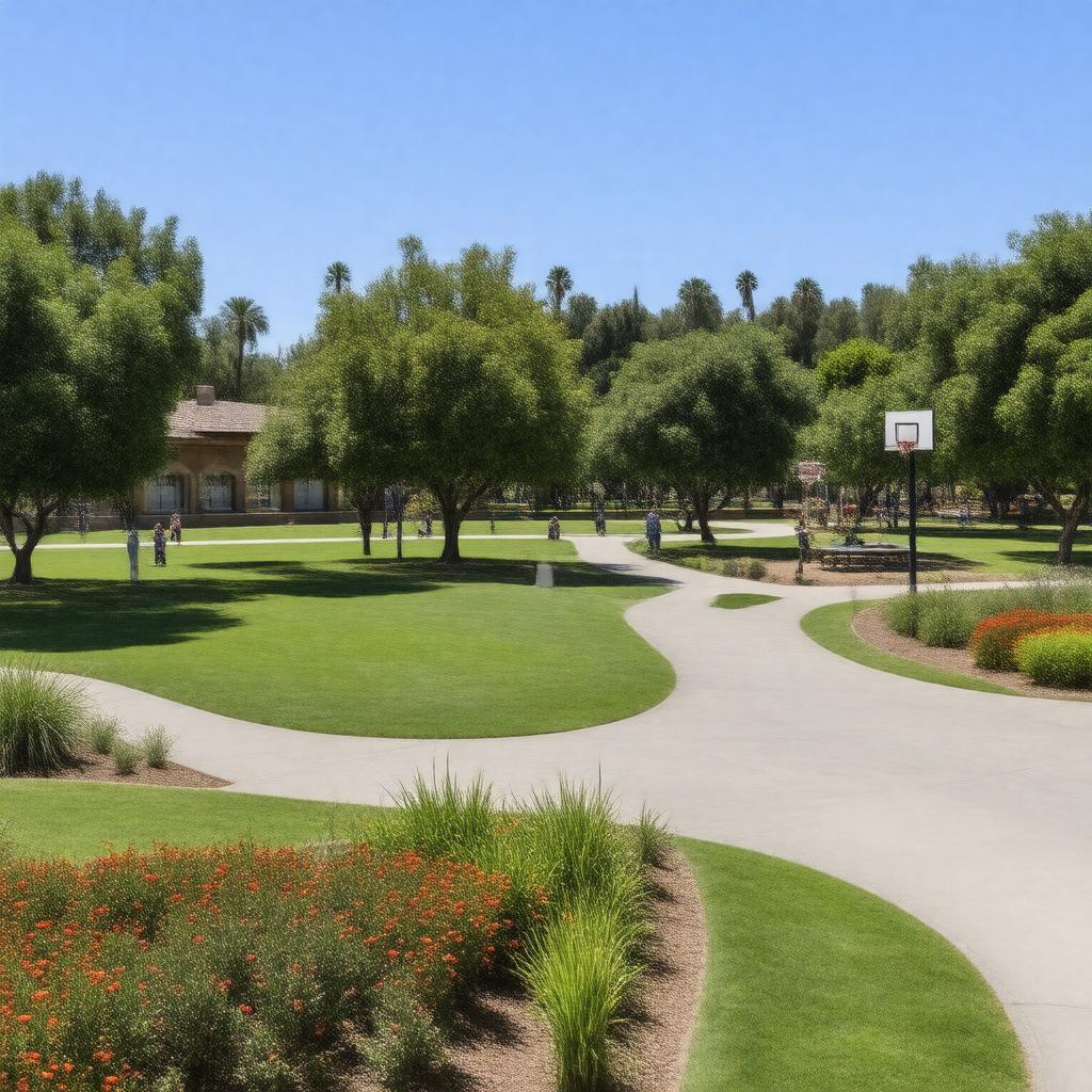 AI-created image of Robinson Park