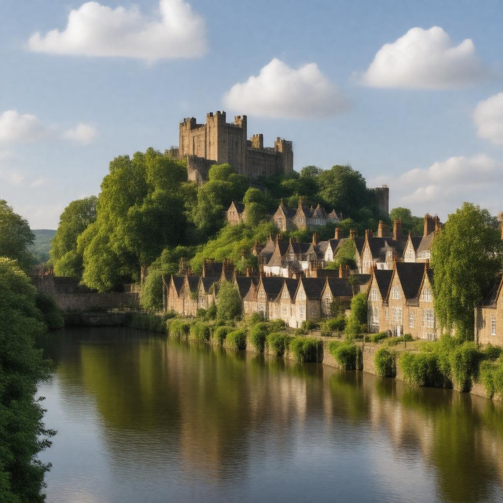 AI-created image of Rochester, Kent, England