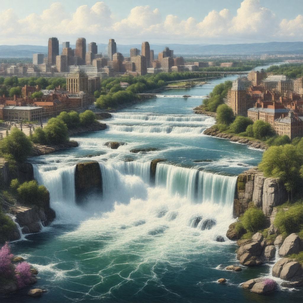 AI-created image of Rochester, New York, United States