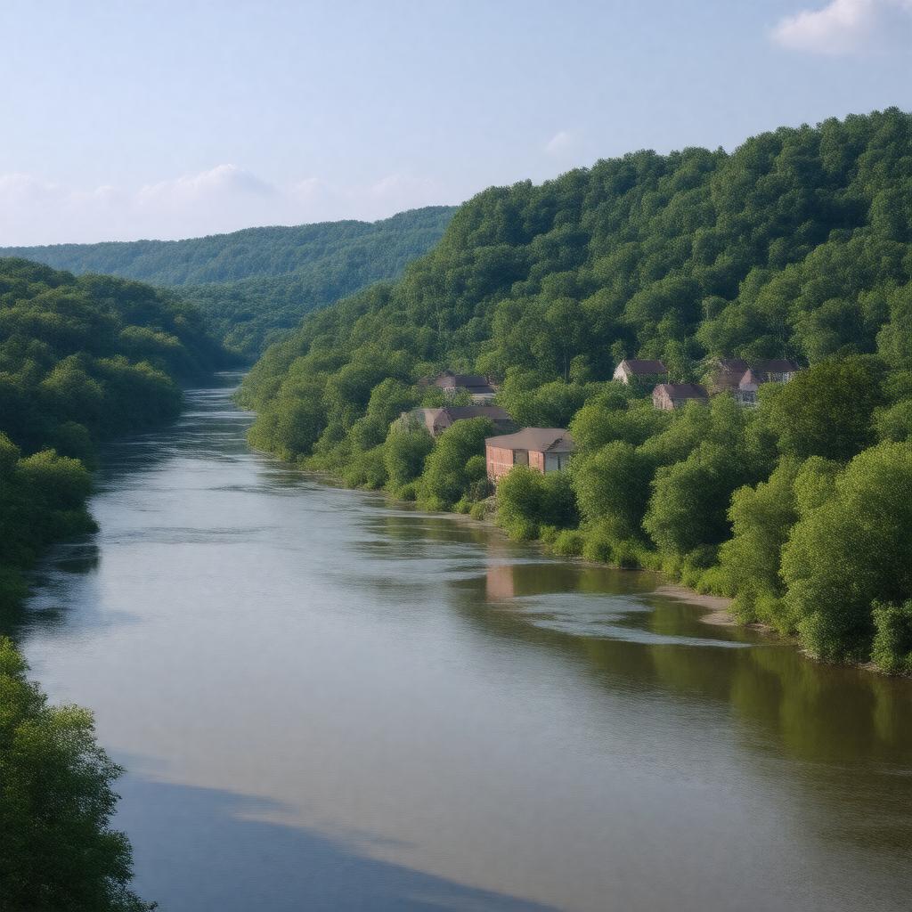 AI-created image of Rochester, Pennsylvania, USA