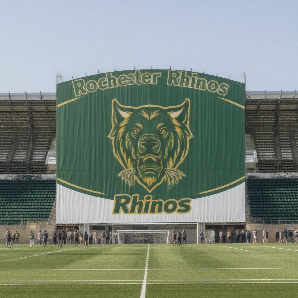 AI-created image of Rochester Rhinos