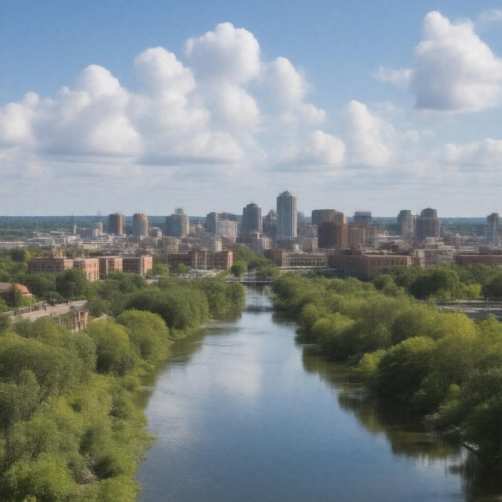 AI-created image of Rochester metropolitan area