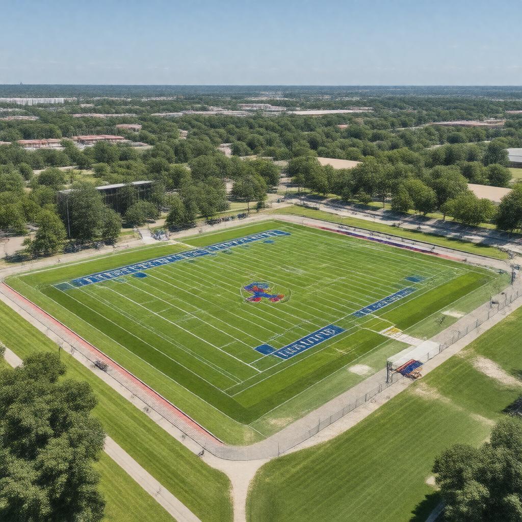AI-created image of Rock Chalk Park