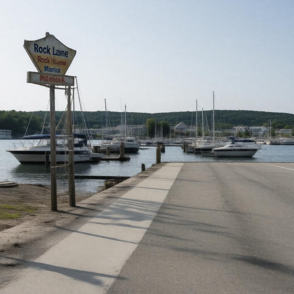 AI-created image of Rock Lane Marina