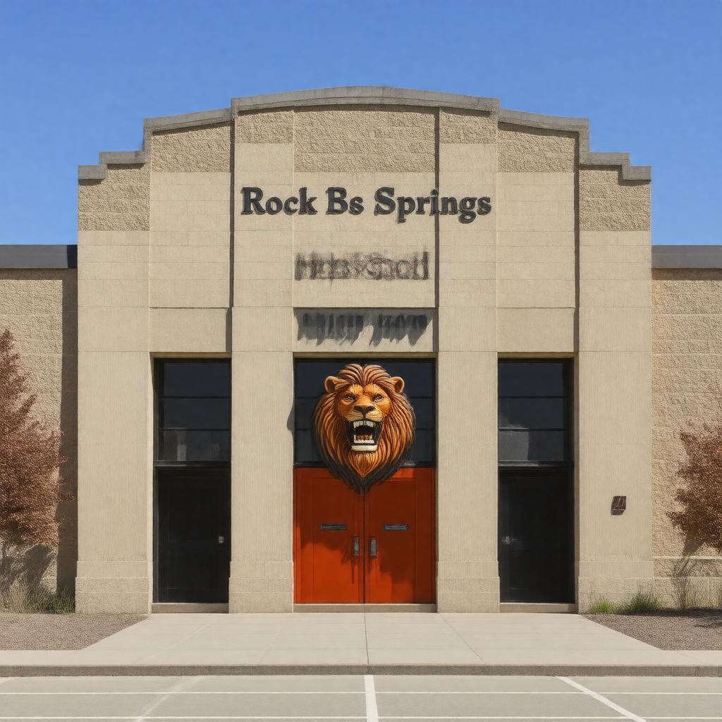 AI-created image of Rock Springs High School