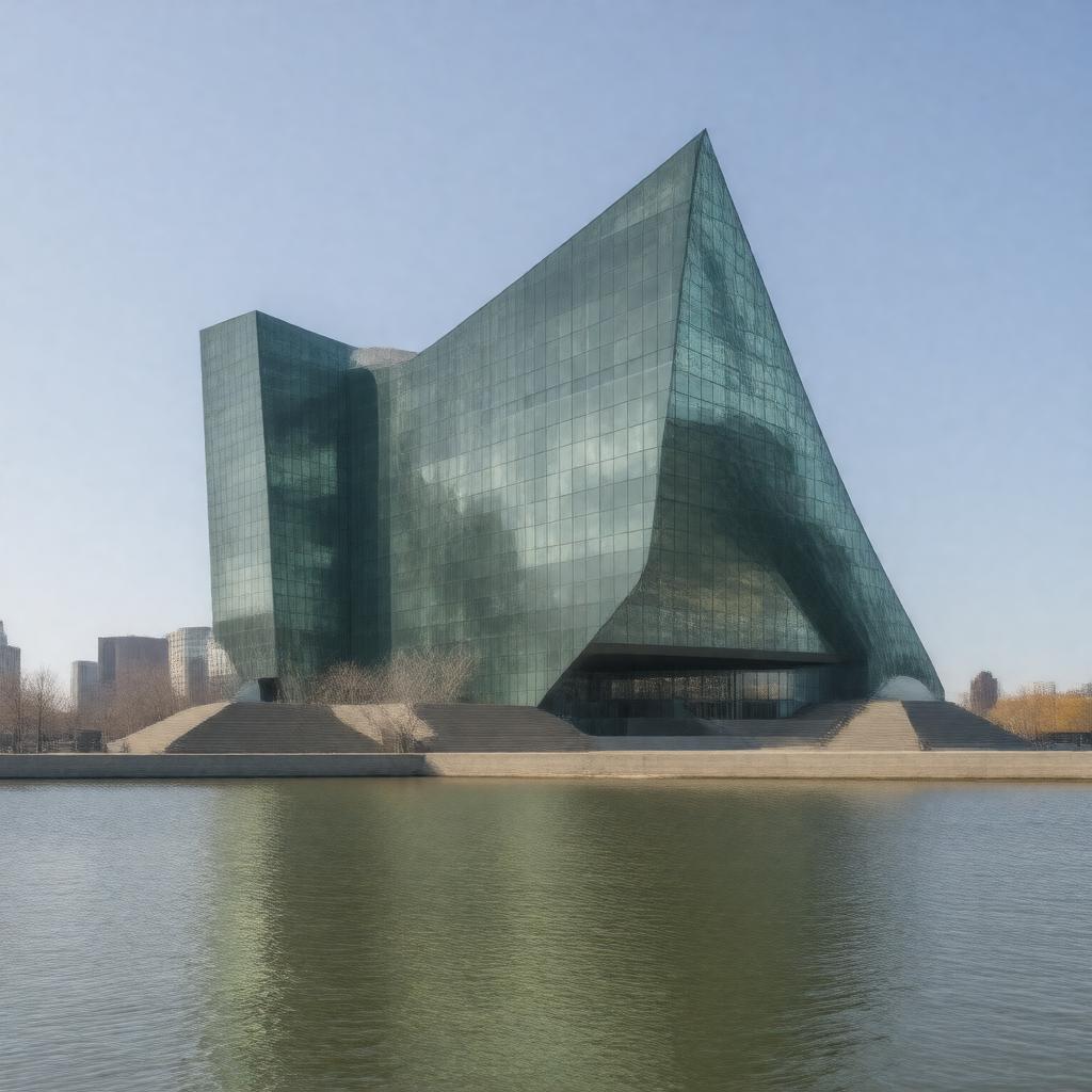 AI-created image of Rock and Roll Hall of Fame