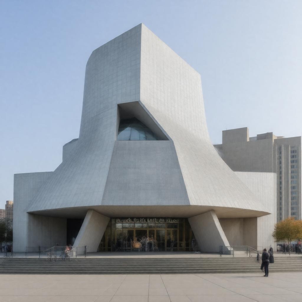 AI-created image of Rock and Roll Hall of Fame (with The Staple Singers)