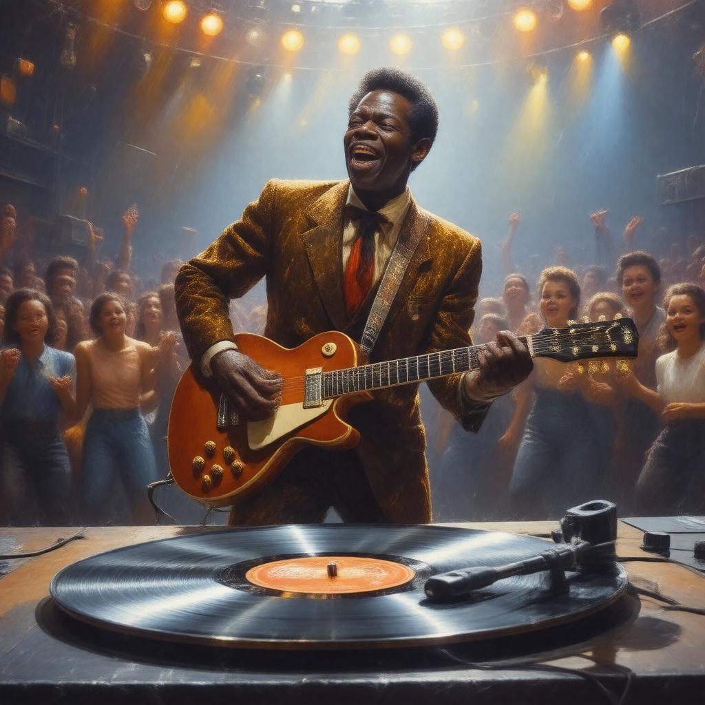 Click to view larger image AI-created image of Rock and Roll Music