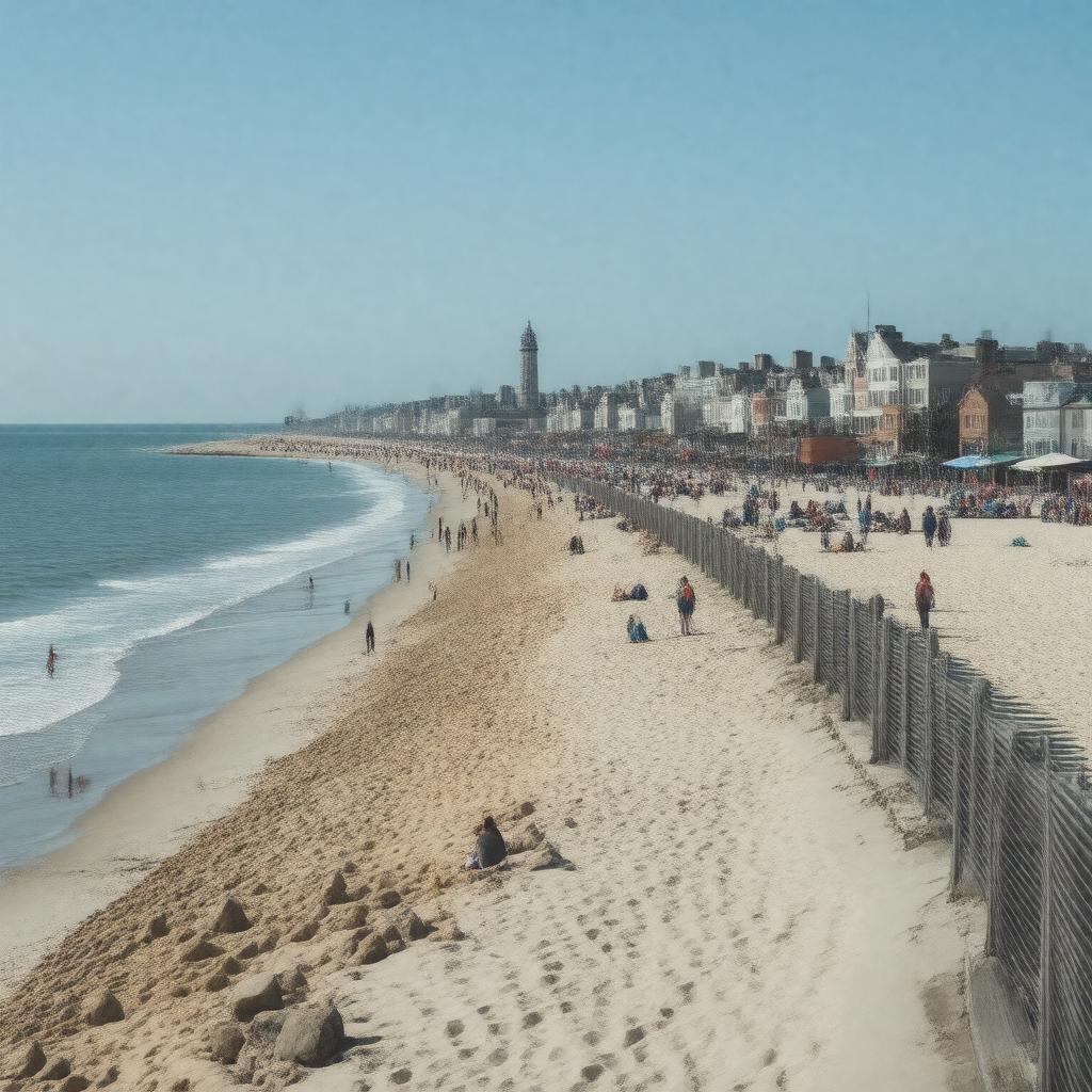 AI-created image of Rockaway Beach