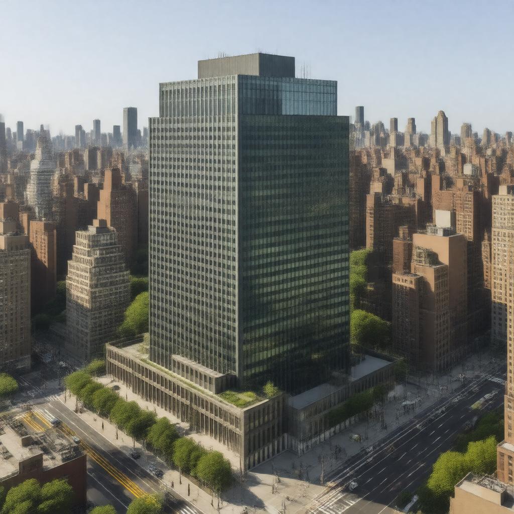 AI-created image of Rockefeller Foundation