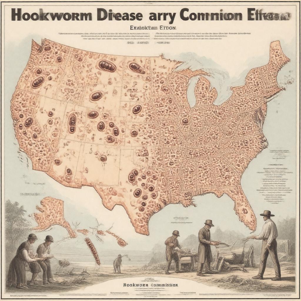 AI-created image of Rockefeller Sanitary Commission