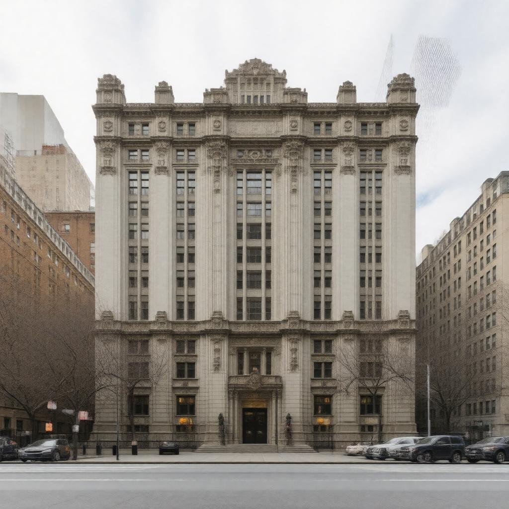 Click to view larger image AI-created image of Rockefeller University Hospital