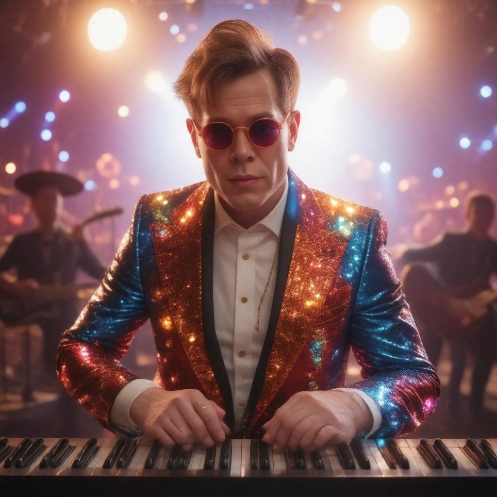AI-created image of Rocketman (film)