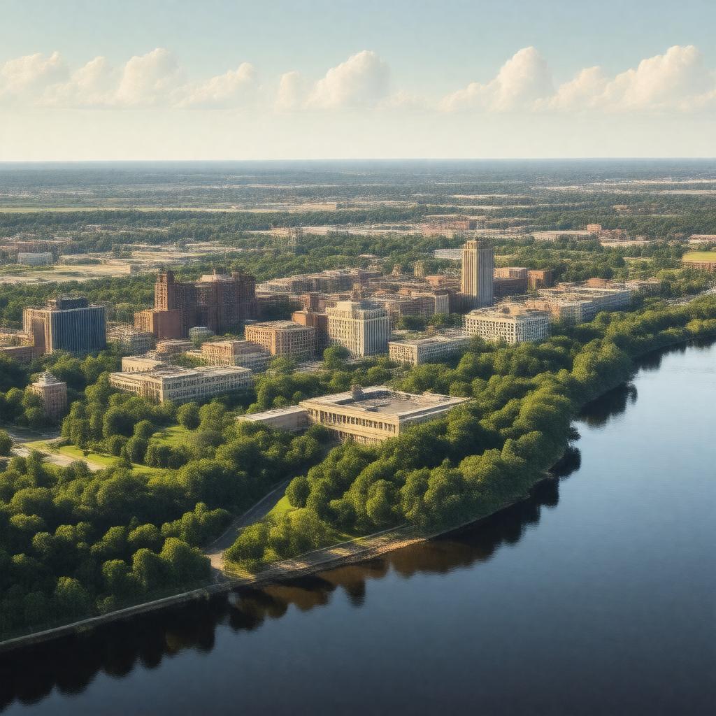 AI-created image of Rockford, Illinois, United States