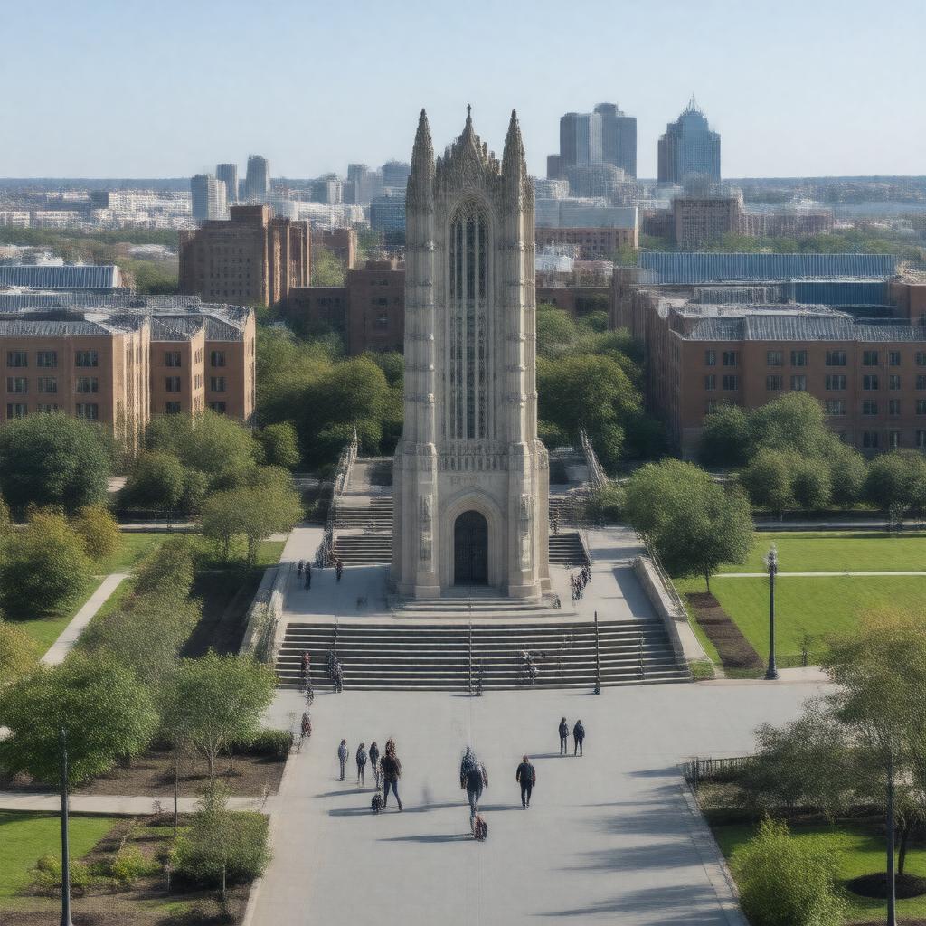 AI-created image of Rockhurst University