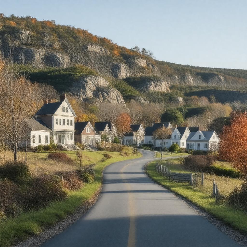 AI-created image of Rockland, Massachusetts