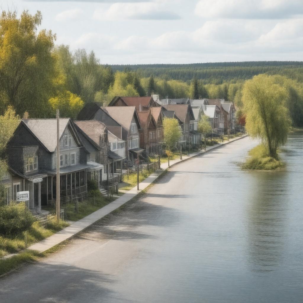 AI-created image of Rockland, Ontario