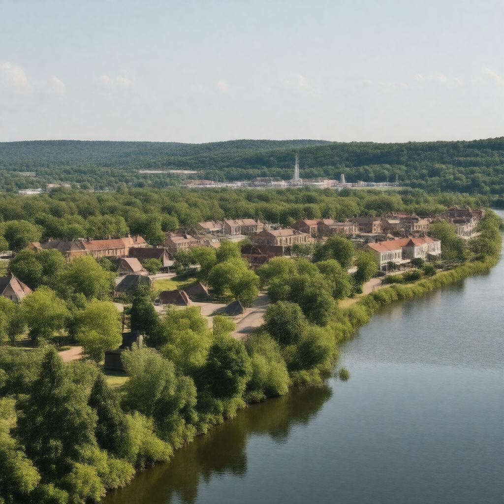 AI-created image of Rockport, Indiana
