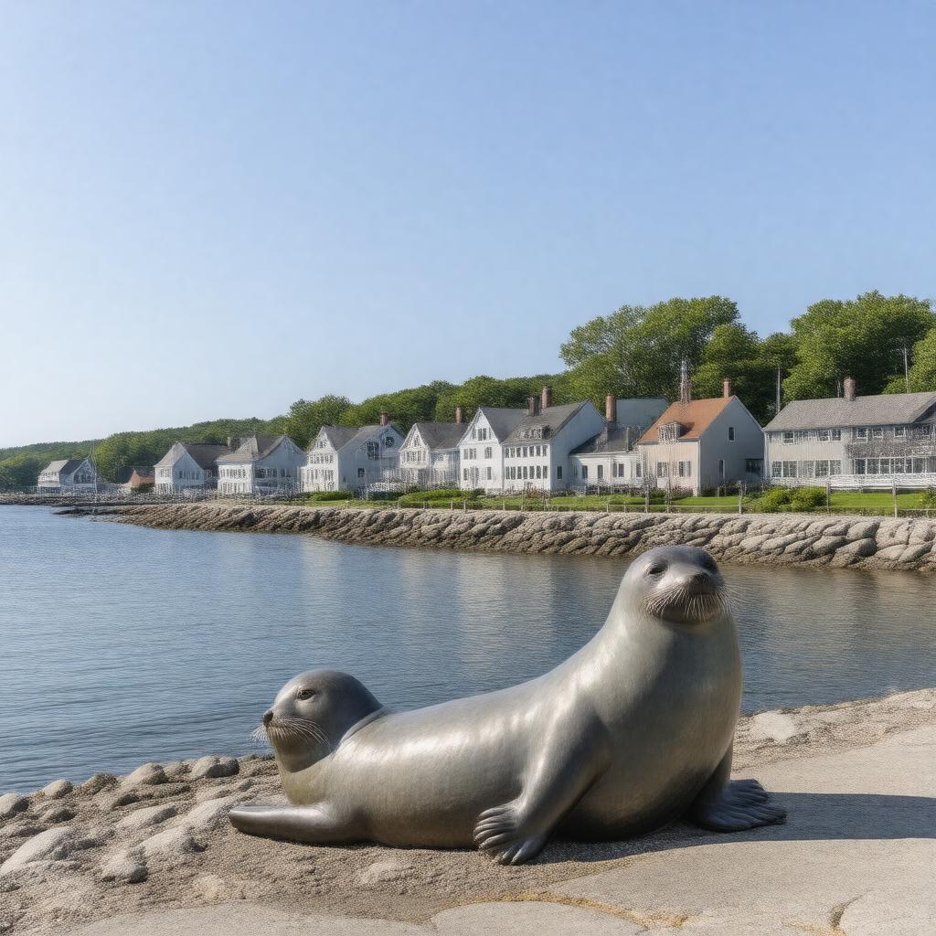 AI-created image of Rockport, Maine