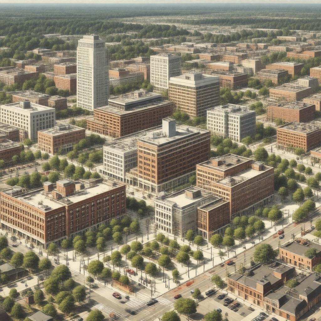 AI-created image of Rockville, Maryland