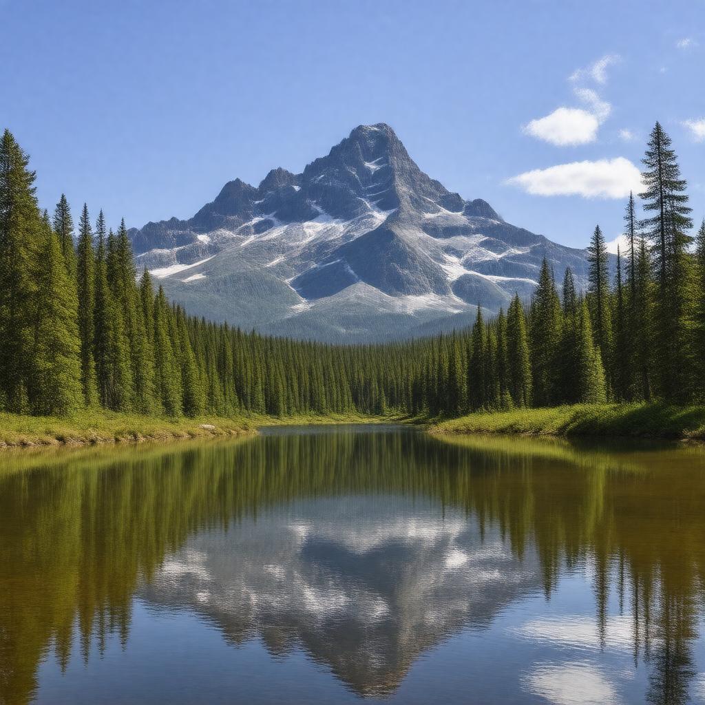 Click to view larger image AI-created image of Rocky Mountain National Park